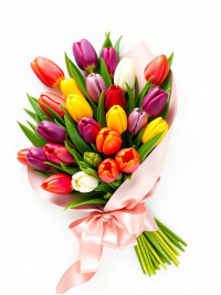 Букет с тюльпанами MIX